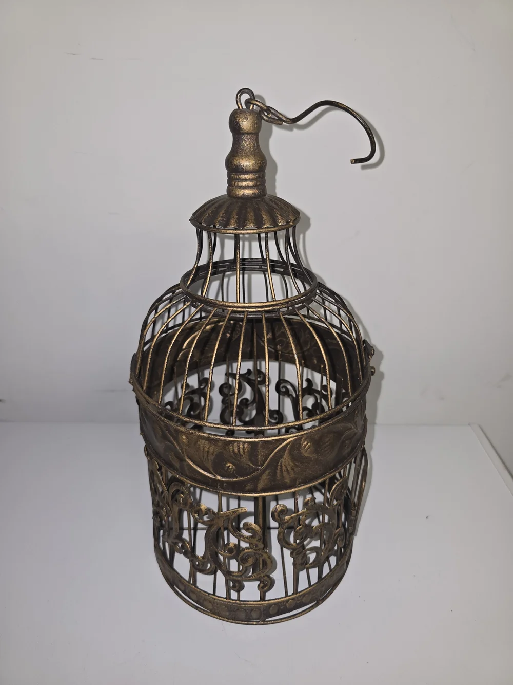 Decorative Bronze Birdcage Accent - Home Accents